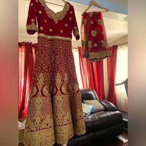 Indian Bridal Dress. Brand New Never Worn - image 1